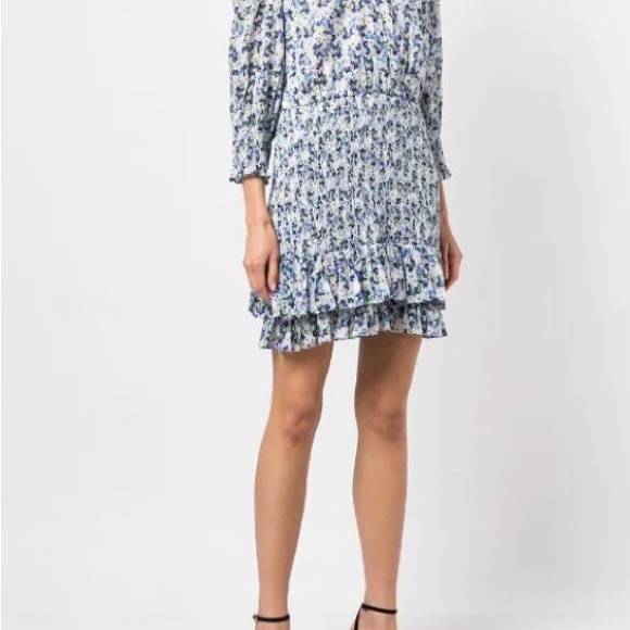 Veronica Beard Darrah floral print mini dress. Size 6 - Picture 5 of 10